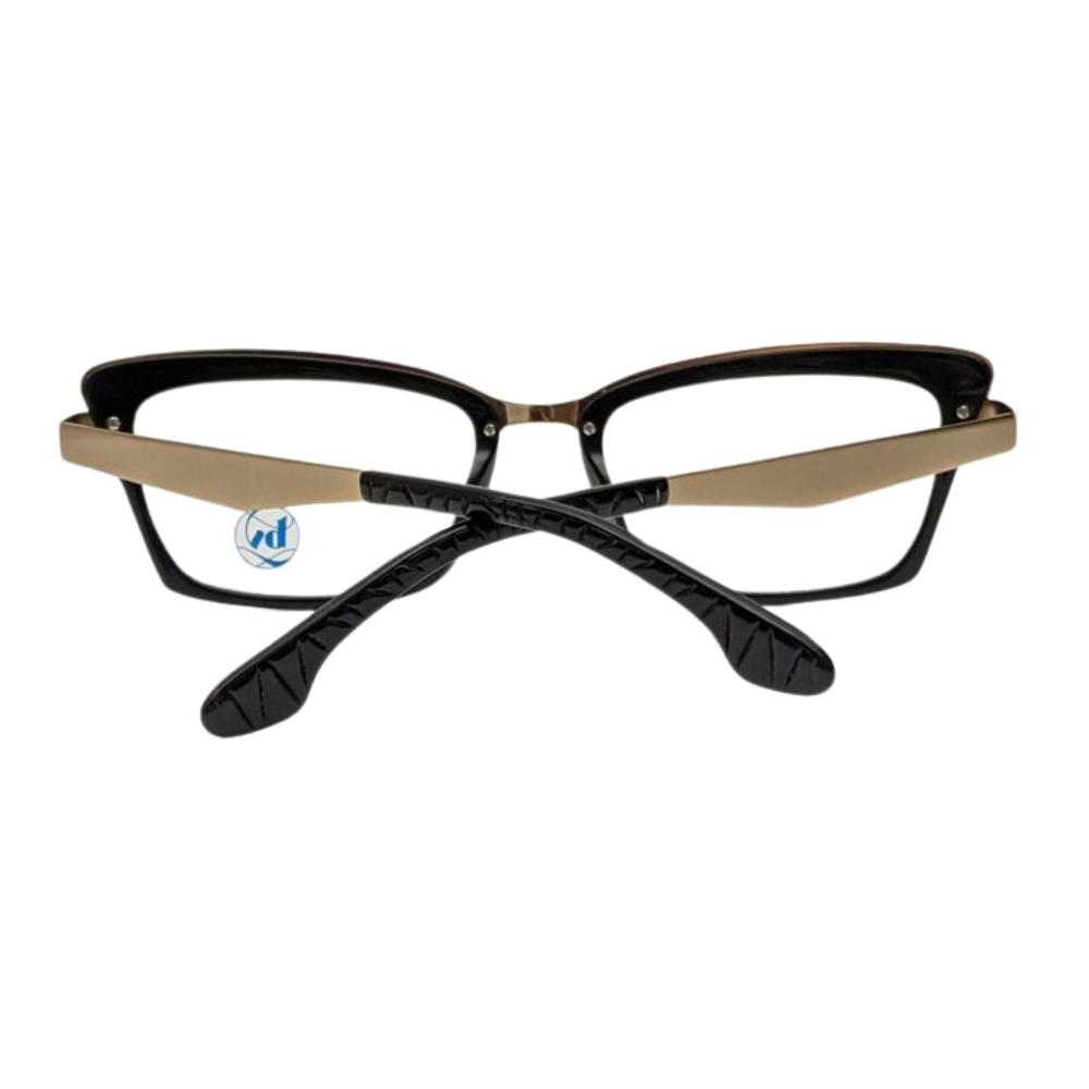 Bon Vivant Margot 7505 Butterfly Eyeglasses Frames Italy: Black & Gold