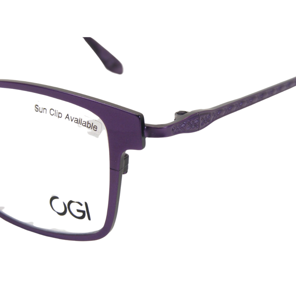 OGI EVOLUTION 4504 1146 BURGUNDY /BLACK/PURPLE/BLACK EYEGLASSES