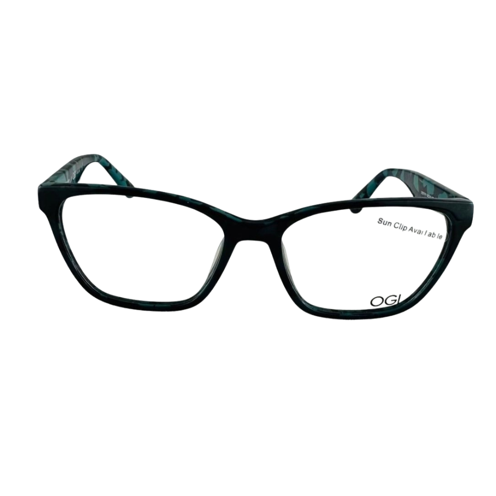 New OGI Evolution 3127 Cool Frames Eyeglasses 1711 Blue Camouflage