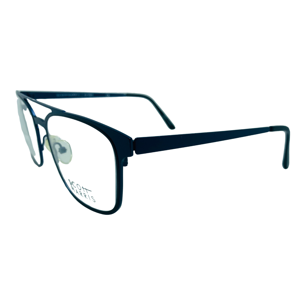 SCOTT HARRIS SH-536 C1 NEW MATTE NAVY BLUE AUTHENTIC EYEGLASSES