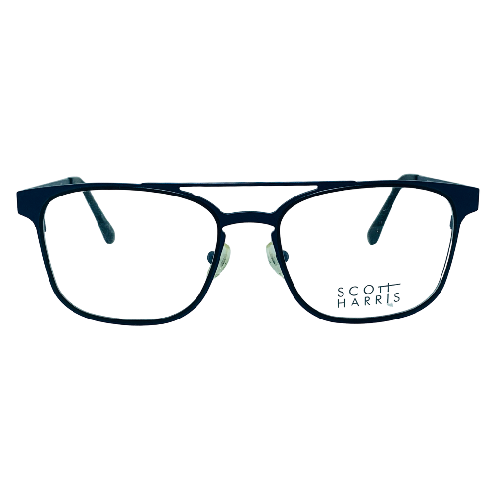 SCOTT HARRIS SH-536 C1 NEW MATTE NAVY BLUE AUTHENTIC EYEGLASSES