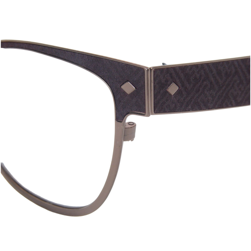 OGI EVOLUTION 4301 1593 DARK BROWN/Gunmetal Navy WEAVE EYEGLASSES