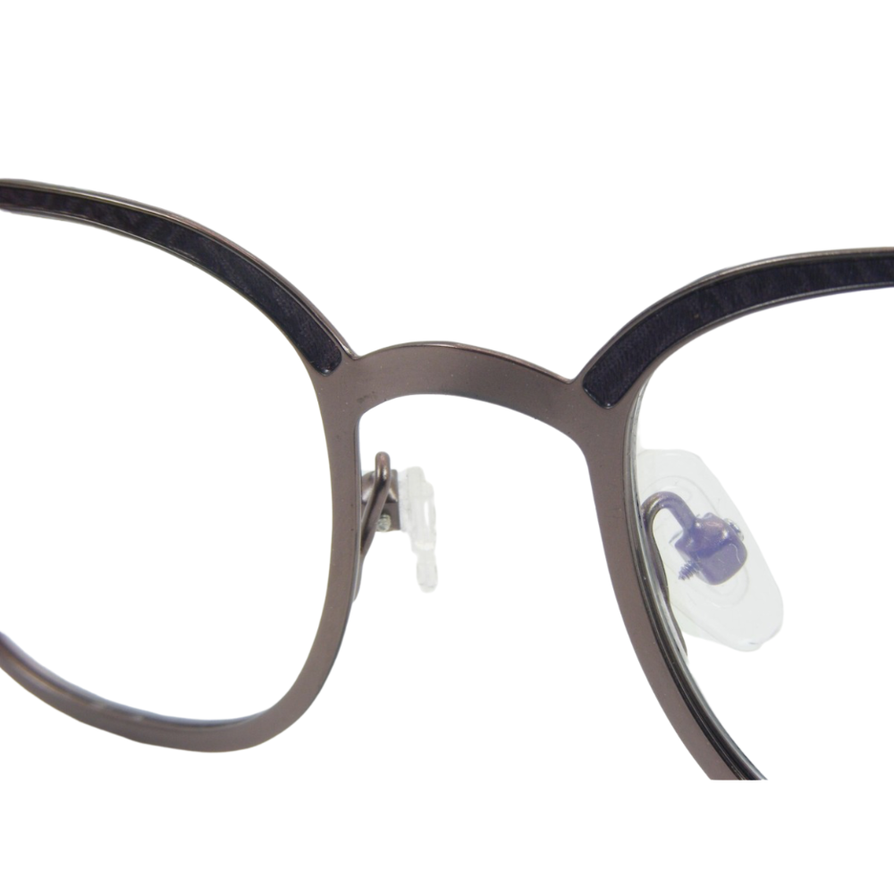 OGI EVOLUTION 4301 1593 DARK BROWN/Gunmetal Navy WEAVE EYEGLASSES