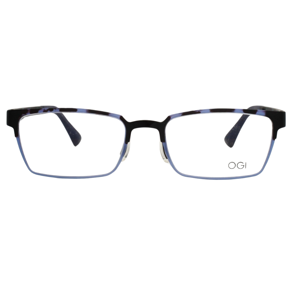OGI EVOLUTION 4800 1570 MATT DEMI BLACK EYEGLASSES Japan