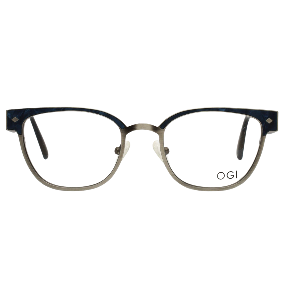 OGI EVOLUTION 4301 1593 DARK BROWN/Gunmetal Navy WEAVE EYEGLASSES