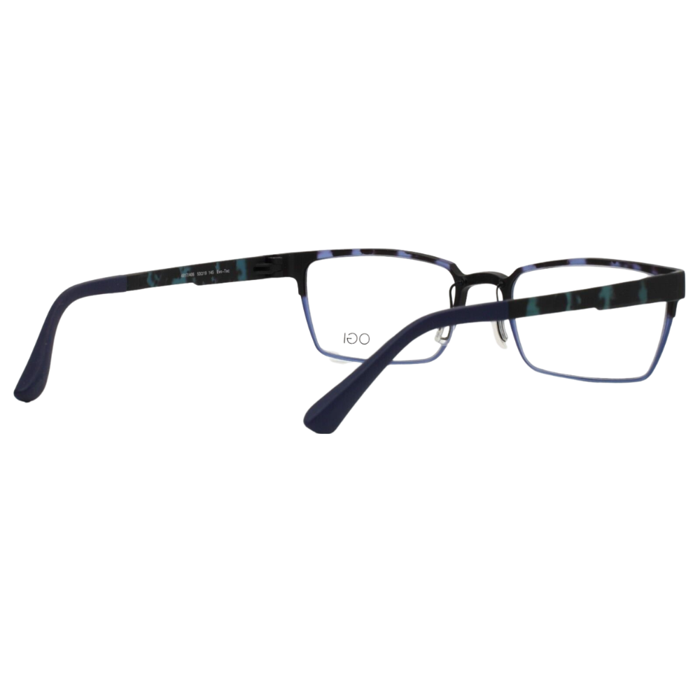 OGI EVOLUTION 4800 1570 MATT DEMI BLACK EYEGLASSES Japan