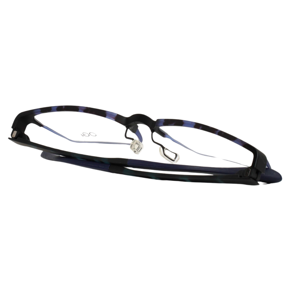 OGI EVOLUTION 4800 1570 MATT DEMI BLACK EYEGLASSES Japan