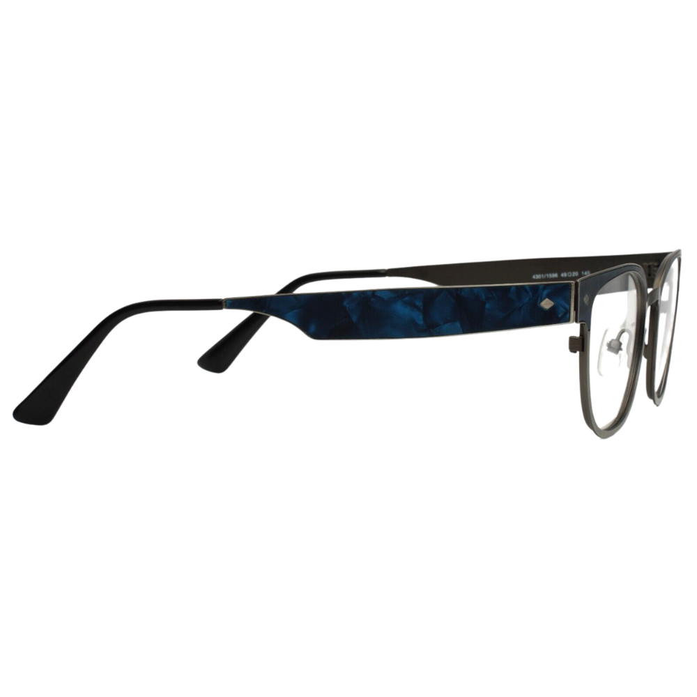 OGI EVOLUTION 4301 1593 DARK BROWN/Gunmetal Navy WEAVE EYEGLASSES