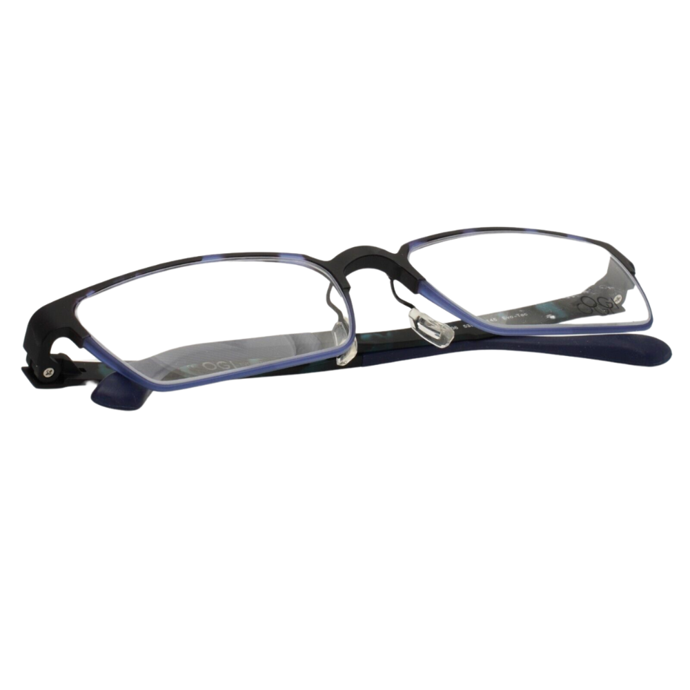 OGI EVOLUTION 4800 1570 MATT DEMI BLACK EYEGLASSES Japan
