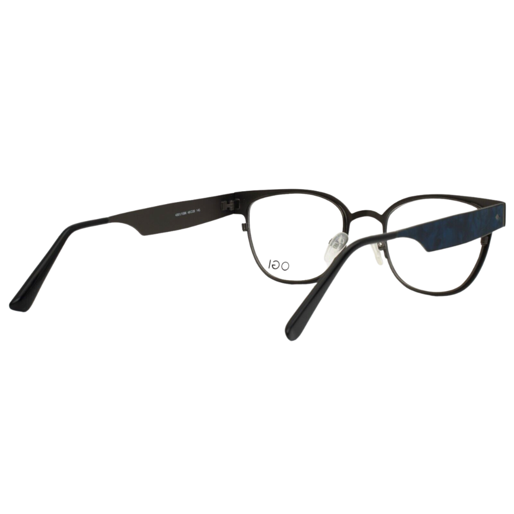 OGI EVOLUTION 4301 1593 DARK BROWN/Gunmetal Navy WEAVE EYEGLASSES