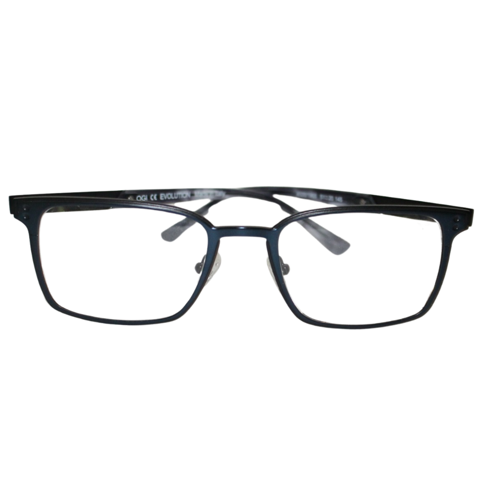 OGI 4320 1965 ATLANTIC BLUE New Optical Eyeglass Frames For Men Italy