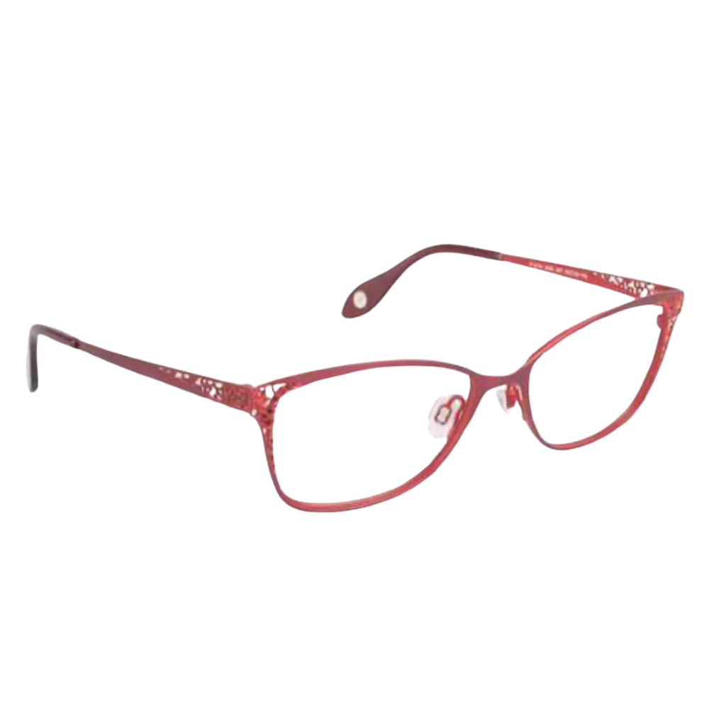 FYSH UK Urban Eyewear Eyeglasses Frame 3555 Women's Red Cat Eye