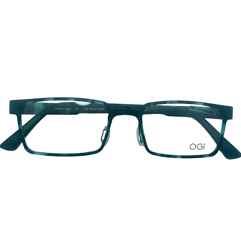 OGI Evolution 4808 1546 Black Fade Mens Rectangle Eyeglasse