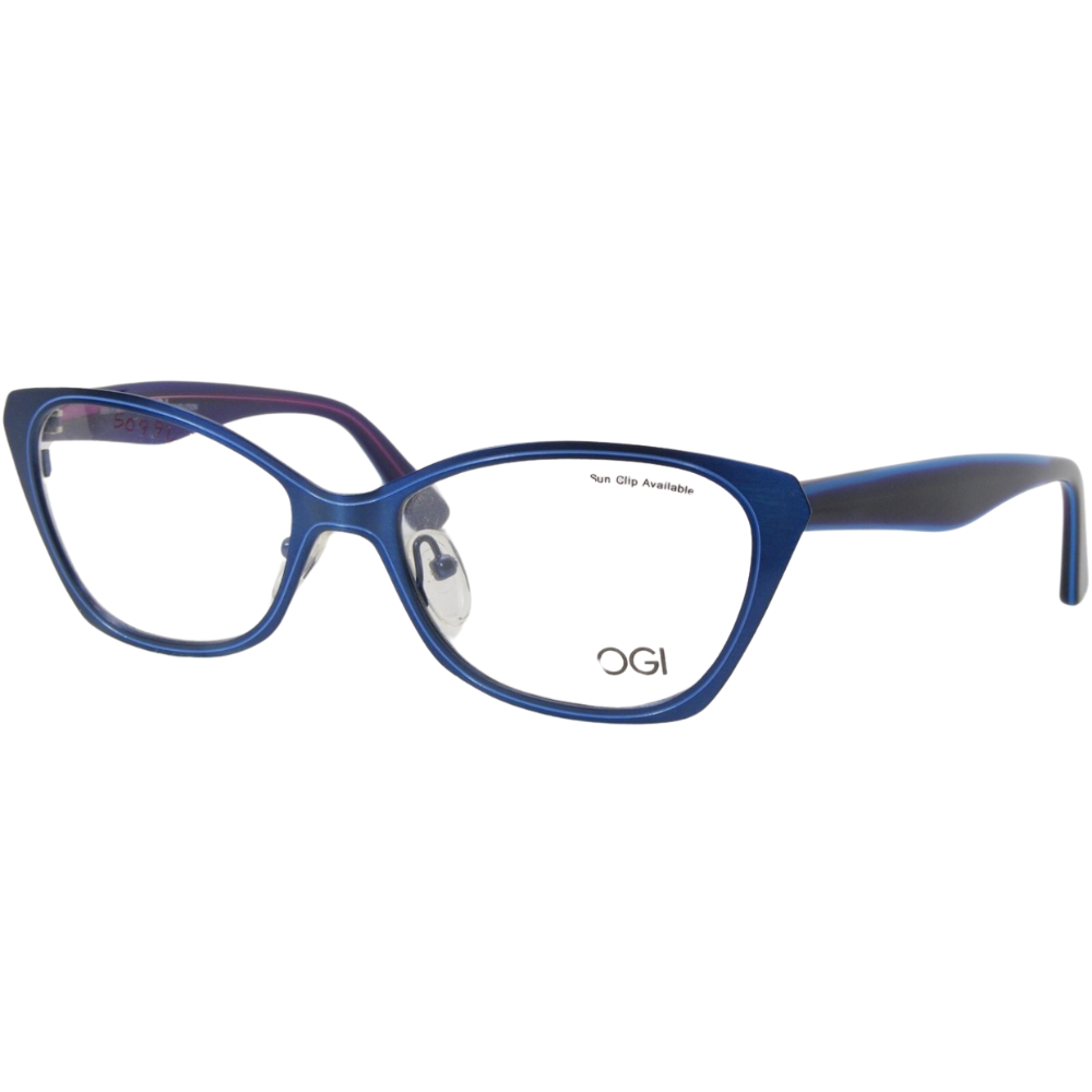 OGI EVOLUTION 4311 1855 BLUE /PURPLE EYEGLASSES