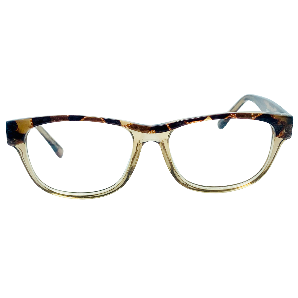 NEW FLOAT MILAN KIDS KP237 BROWN CRYSTAL AUTHENTIC EYEGLASSES