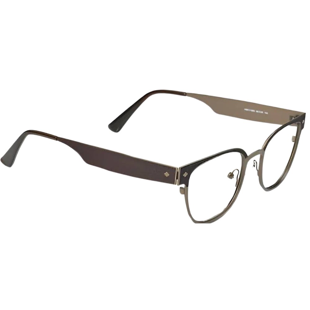 OGI EVOLUTION 4301 1593 DARK BROWN/Gunmetal Navy WEAVE EYEGLASSES