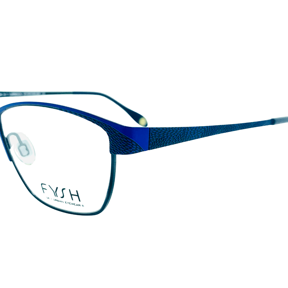 FYSH Urban Eyewear Eyeglasses 3552 Teal Metal