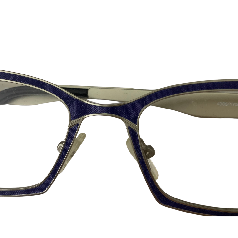 OGI EVOLUTION 4306 1753 PURPLE SILK/BEIGE/NAVY BLUE UNIQUE EYEGLASSES