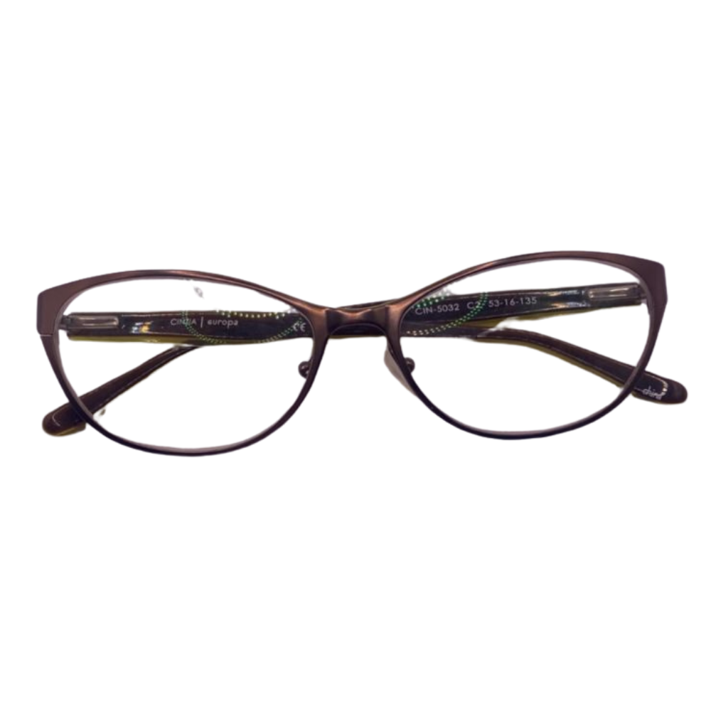 CINZIA FRAMES ONLY EYEGLASSES CIN-5032 BROWN