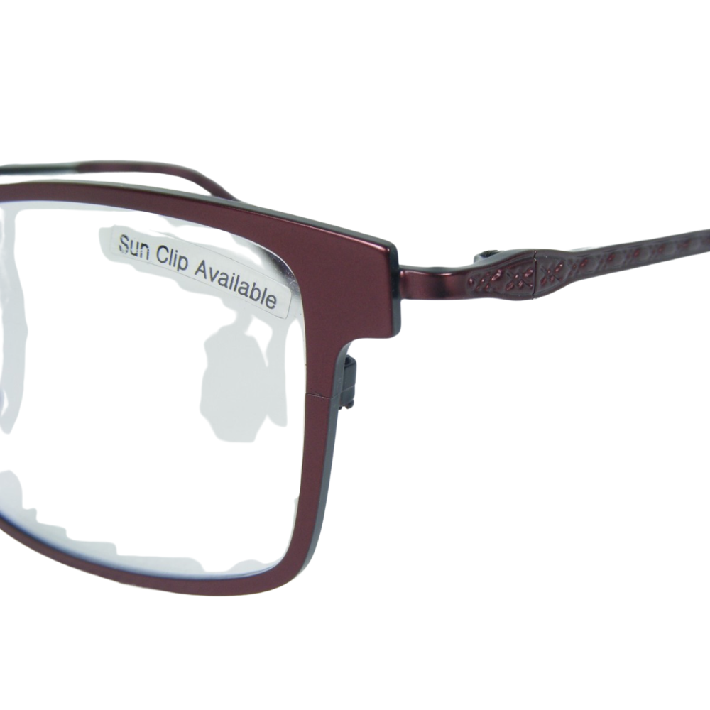 OGI EVOLUTION 4504 1146 BURGUNDY /BLACK/PURPLE/BLACK EYEGLASSES