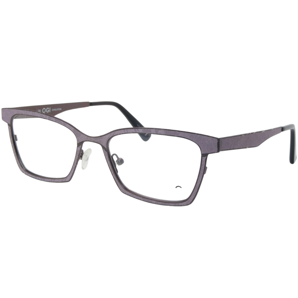 OGI EVOLUTION 4306 1753 PURPLE SILK/BEIGE/NAVY BLUE UNIQUE EYEGLASSES