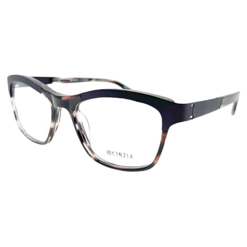 CINZIA - CIN5068 C1 - PLUM / TORTOISE - NEW Authentic WOMEN EYEGLASSES