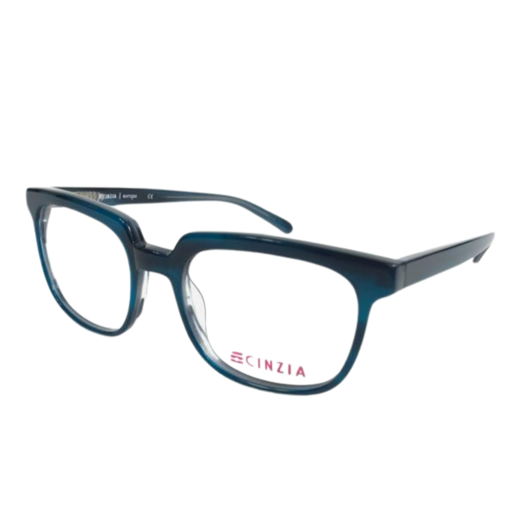 Cinzia Eyeglasses Frames CIN-5063 C1 Shiny Blue