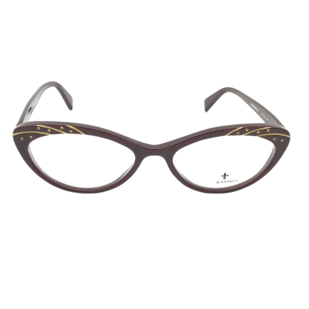 SERAPHIN Heather 8782 Women's Maroon Cat Eye Eyeglasses Frames