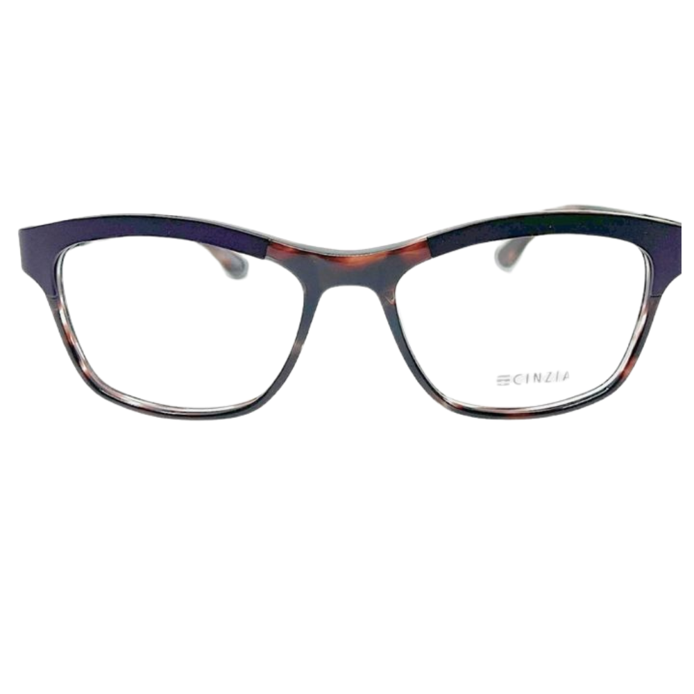 CINZIA - CIN5068  - PLUM / TORTOISE - NEW Authentic WOMEN EYEGLASSES