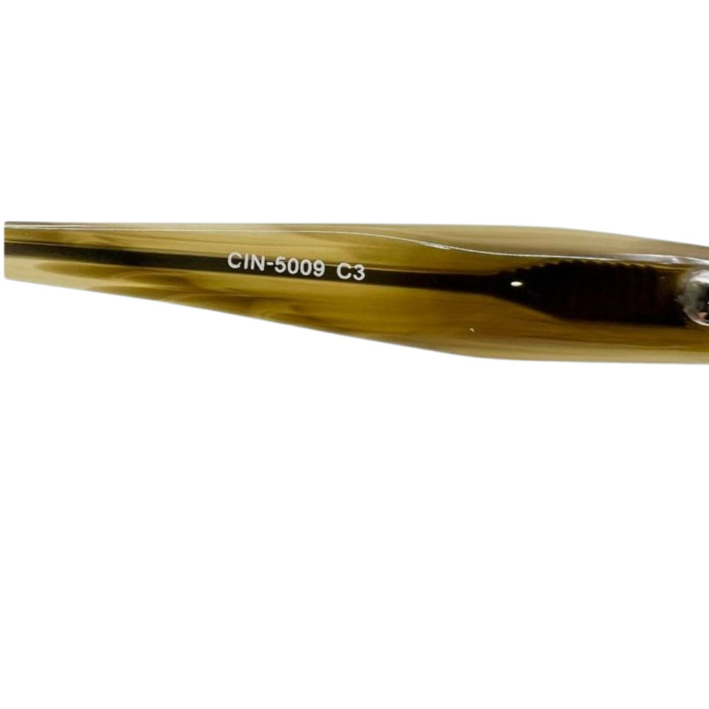 Cinzia Eyeglasses Frame Round Purple Metal CIN 5009 C3 eyeware