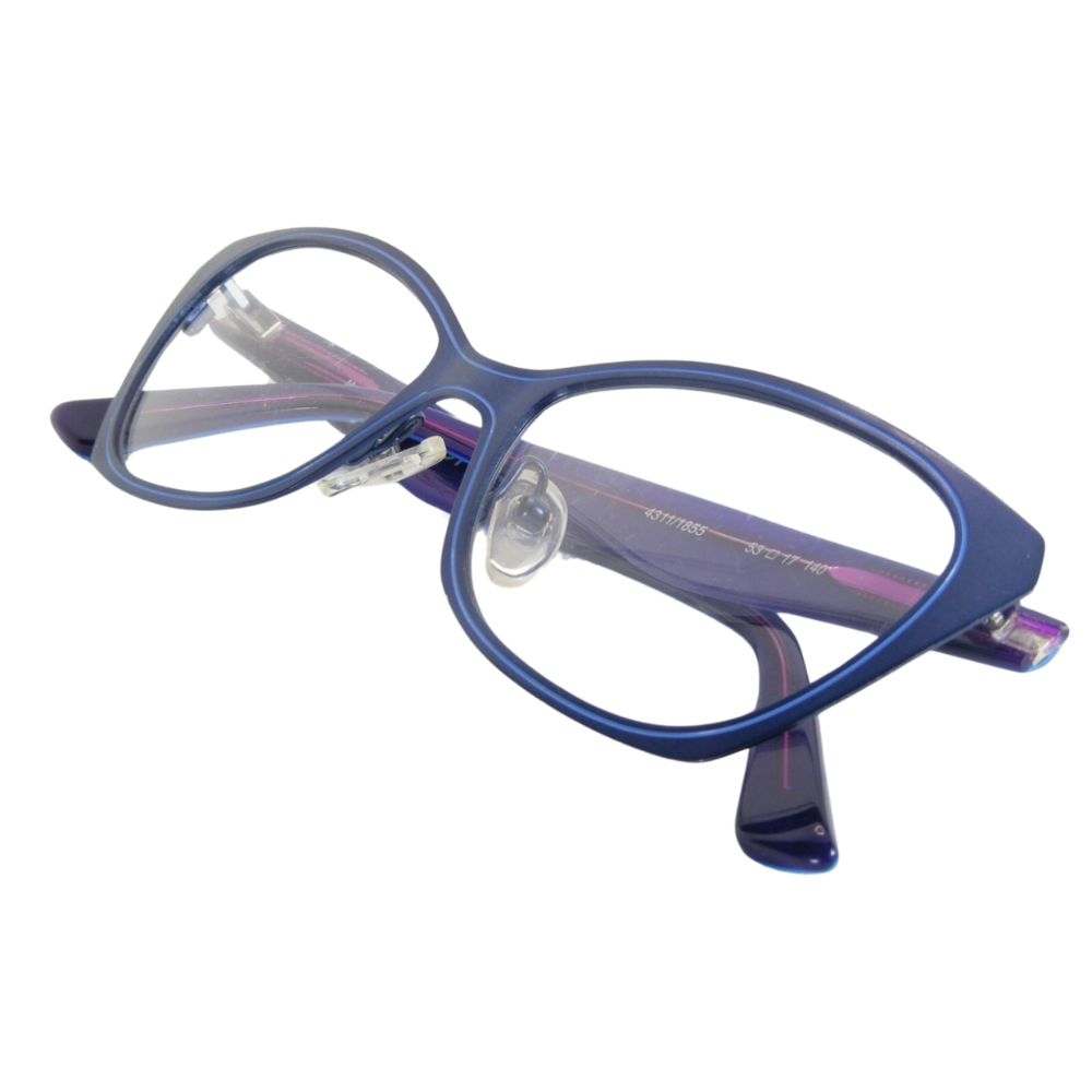 OGI EVOLUTION 4311 1855 BLUE /PURPLE EYEGLASSES