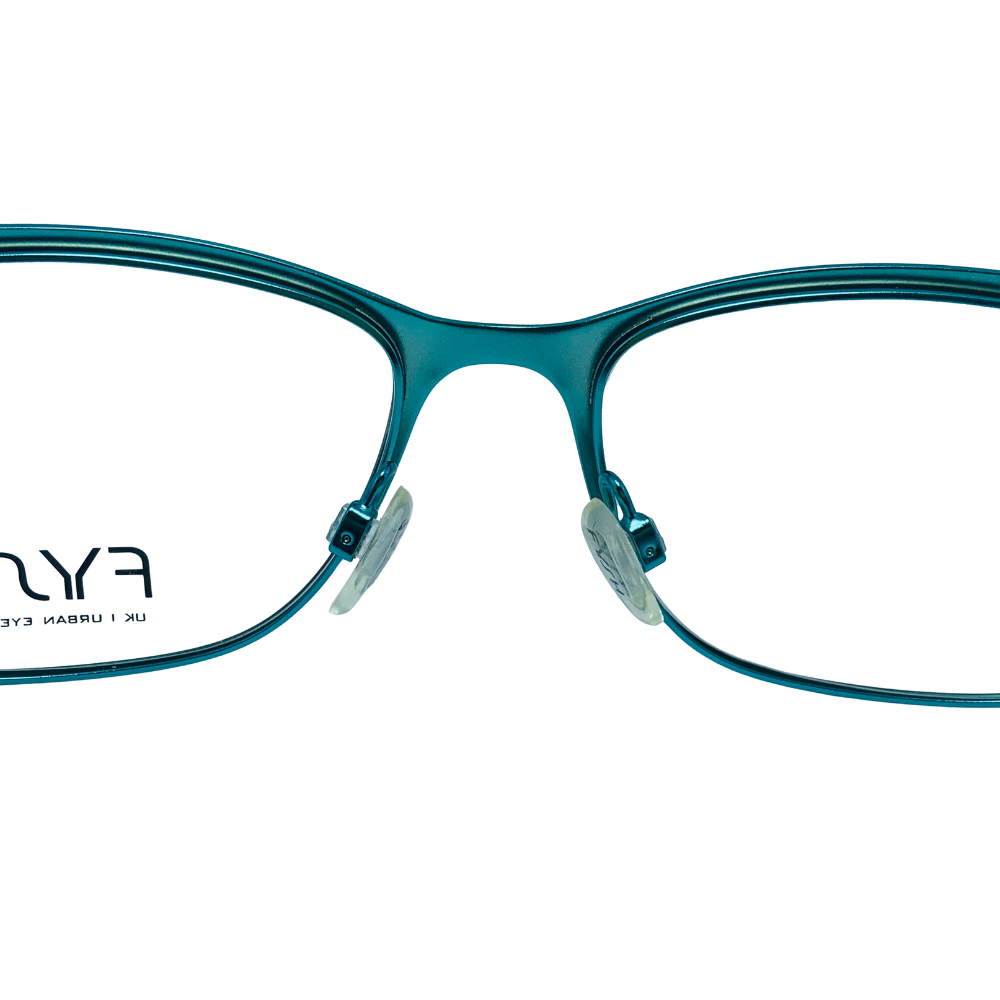FYSH F-3563 663 BROWN TURQUOISE /PURPLE FUCHSIA Eyeglass