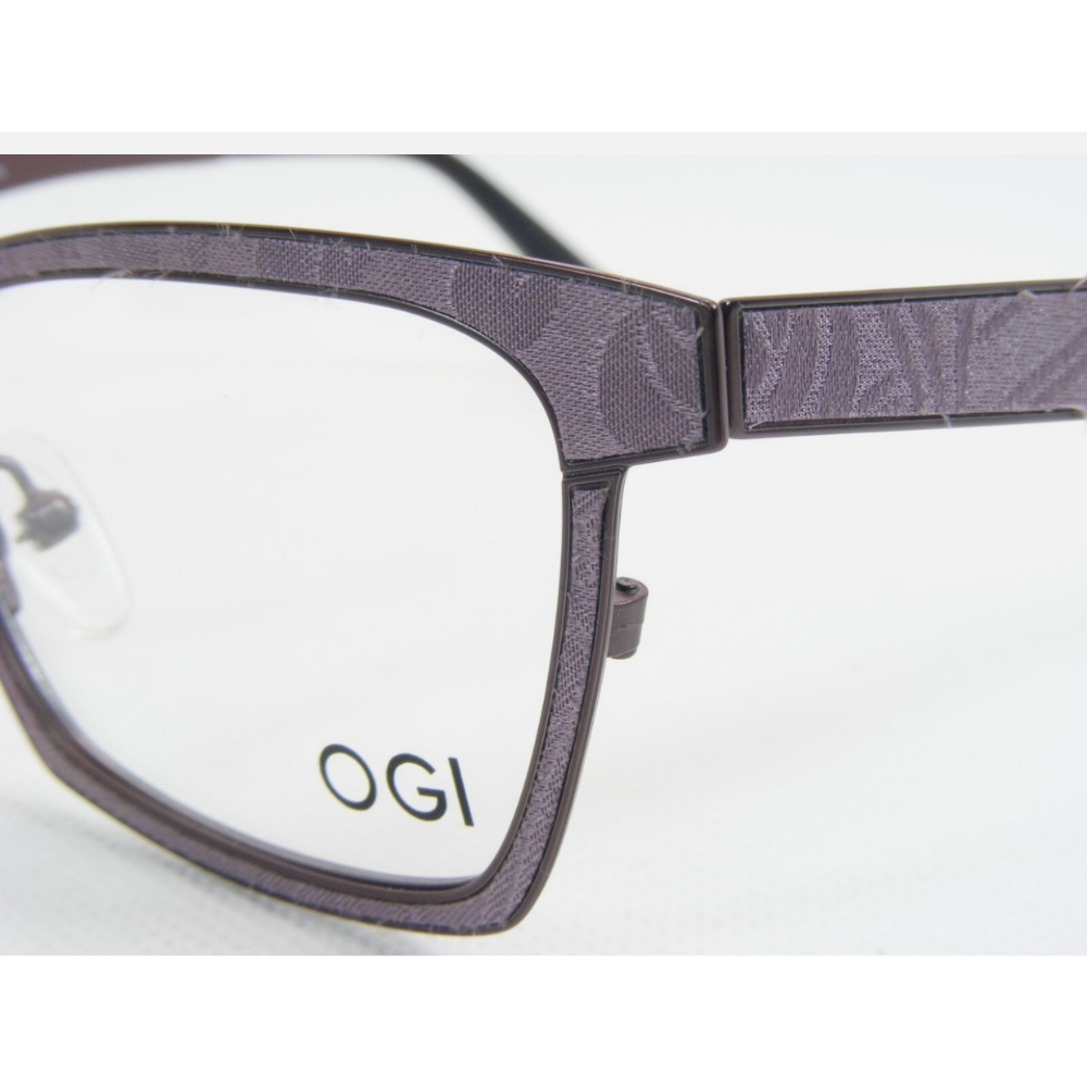OGI EVOLUTION 4306 1753 PURPLE SILK/BEIGE/NAVY BLUE UNIQUE EYEGLASSES