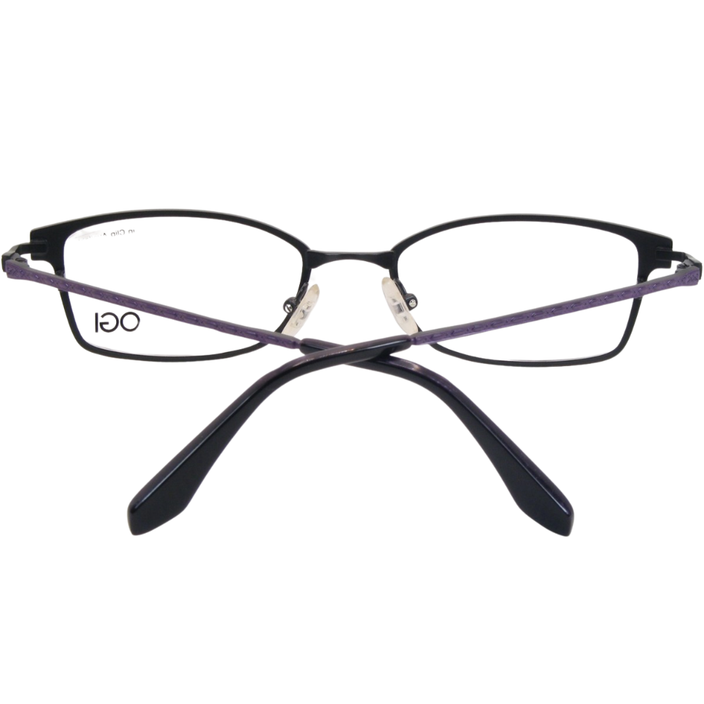 OGI EVOLUTION 4504 1146 BURGUNDY /BLACK/PURPLE/BLACK EYEGLASSES
