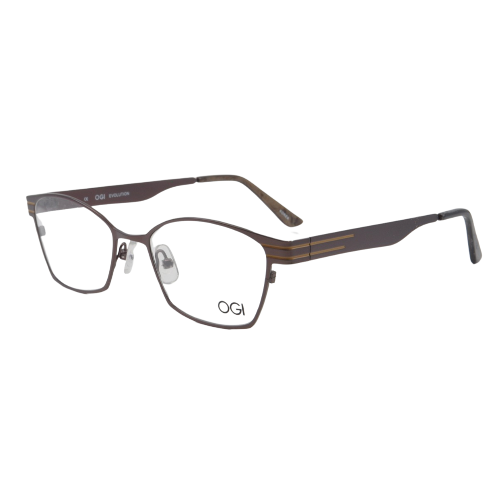 OGI EVOLUTION 3502 1145 BROWN EYEGLASSES