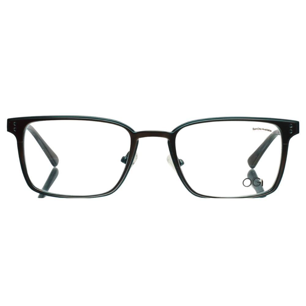 OGI 4320 1965 ATLANTIC BLUE New Optical Eyeglass Frames For Men Italy