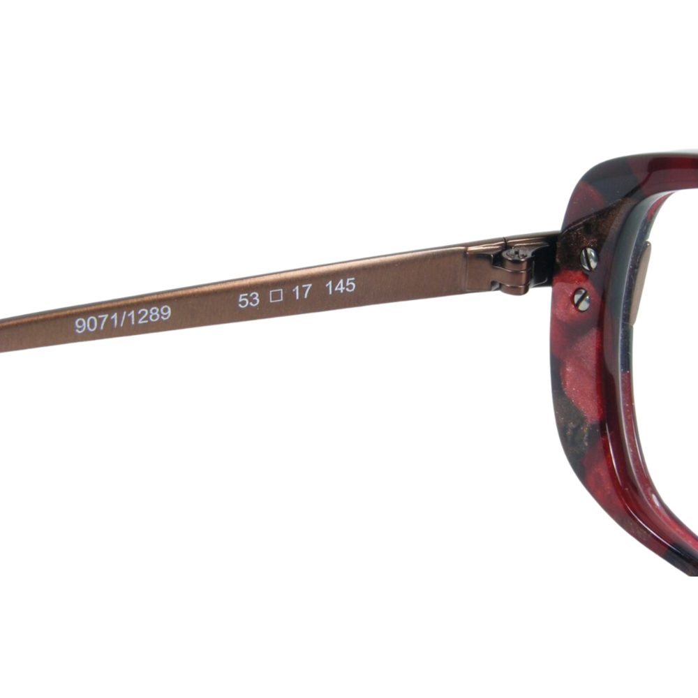 OGI EVOLUTION 9071 1289 RED STONE /COPPER BROWN/Green/Blue UNIQUE EYEGLASSES