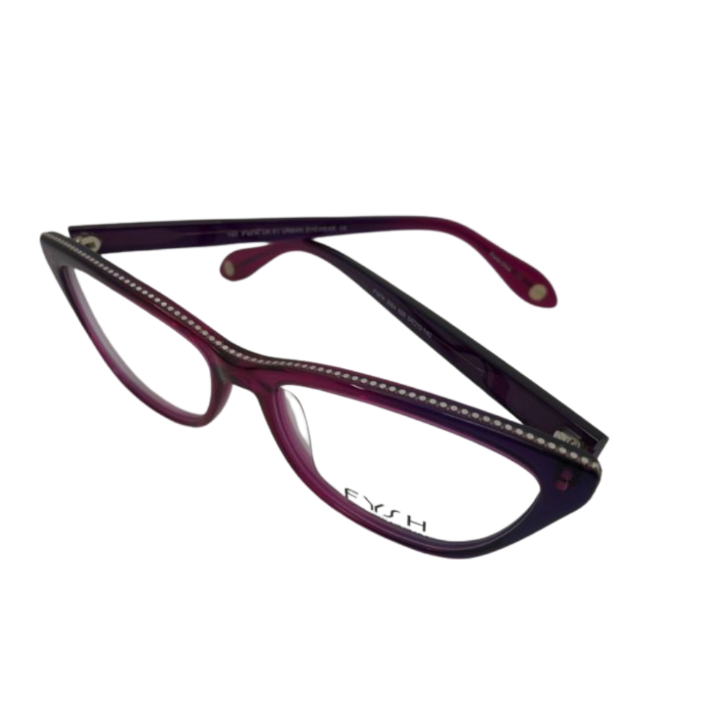 NEW FYSH 3554 628 Purple Magenta  Eyeglasses Frames Women’s Eyewear