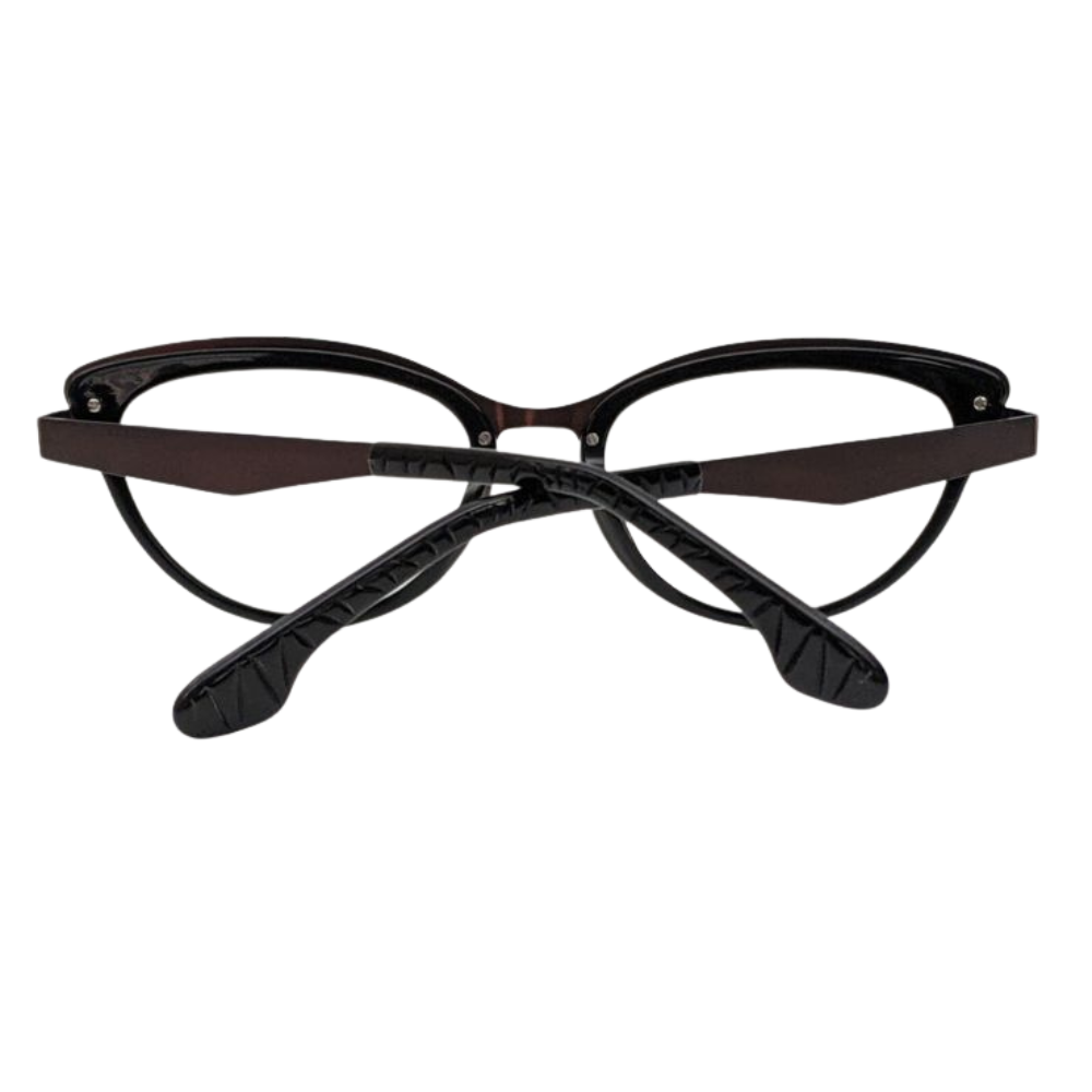 Bon Vivant Charline 7026 Cat Eye Eyeglasses Frames Italy: Brown Copper