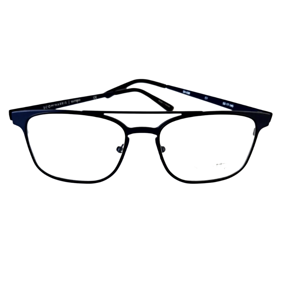 SCOTT HARRIS SH-536 C1 NEW MATTE NAVY BLUE AUTHENTIC EYEGLASSES