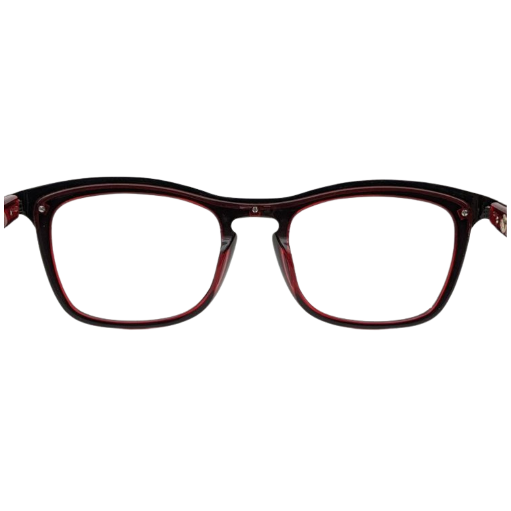 Bon Vivant Corinne 7035 Eyeglasses Frames Italy: Black & Red