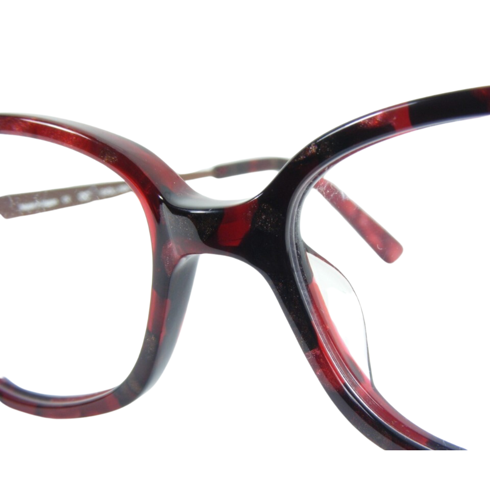 OGI EVOLUTION 9071 1289 RED STONE /COPPER BROWN/Green/Blue UNIQUE EYEGLASSES