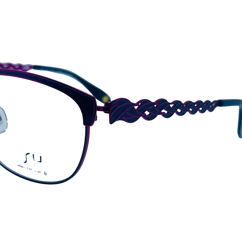 FYSH F-3563 663 Brown Blue/purple Eyeglass