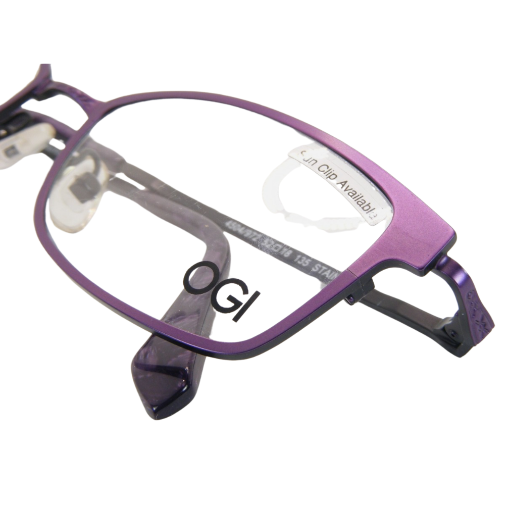 OGI EVOLUTION 4504 1146 BURGUNDY /BLACK/PURPLE/BLACK EYEGLASSES