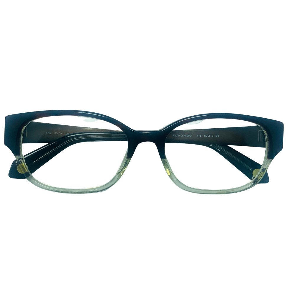 FYSH UK 3439 Brown Crystal Eyeglasses