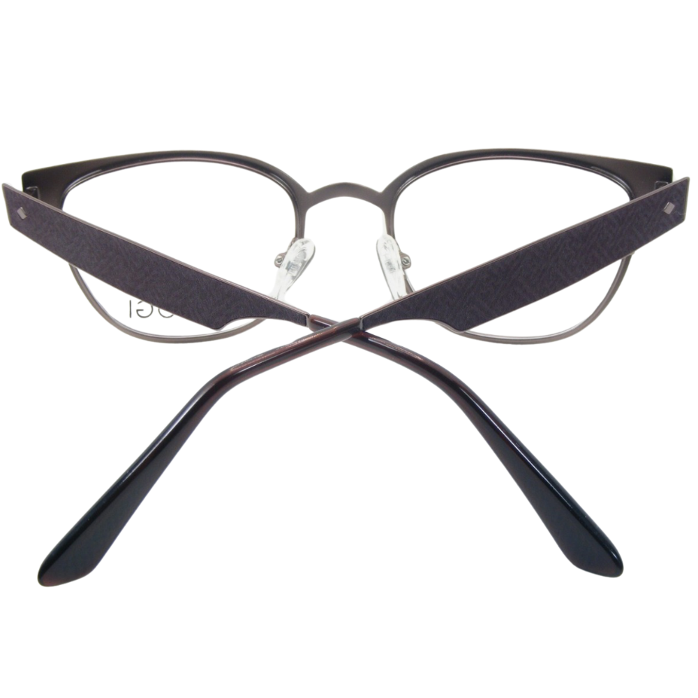 OGI EVOLUTION 4301 1593 DARK BROWN/Gunmetal Navy WEAVE EYEGLASSES