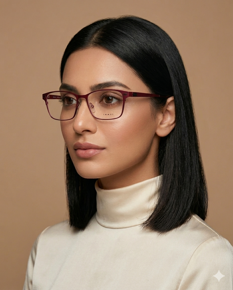 SCOTT HARRIS - SH-492 - WINE / BLACK - NEW Authentic EYEGLASSES