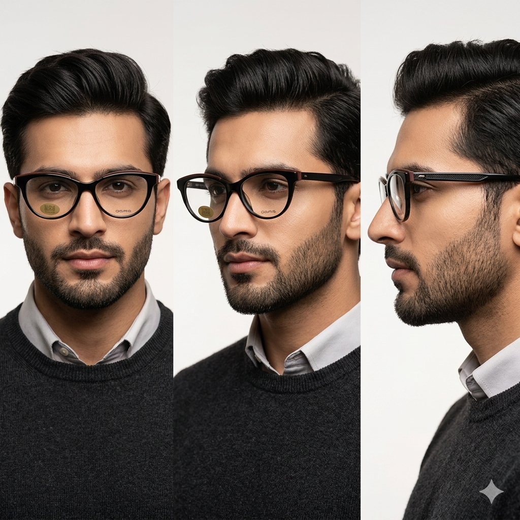 OSIRIS Desire Black & Maroon MALE EYEWEAR