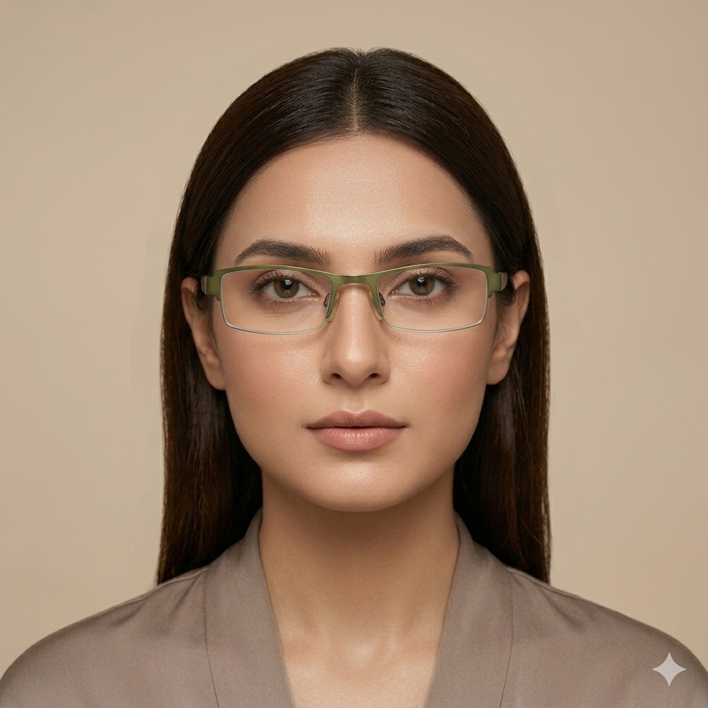 Izumi Celery OS-92.152 Eyeglasses Frames - Japan Rectangle Half Rim