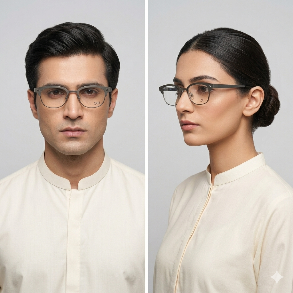 NEW OGI 3500 ELEGANT ADULT SIZE CASUAL HIGH-END EYEGLASS
